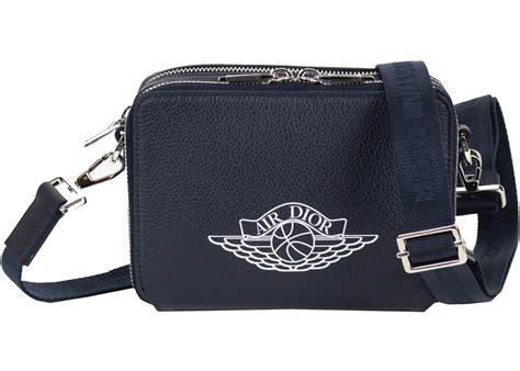 dior x jordan wings messenger bag|Dior x Jordan Wings Messenger Bag Navy .